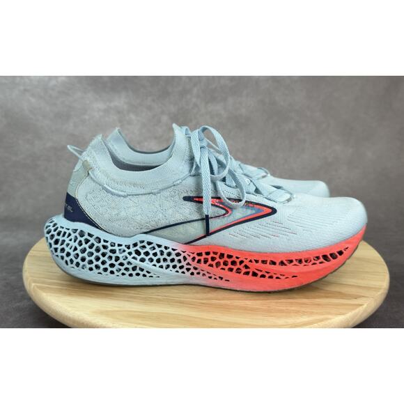Brooks Mens Limited Edition Exhilarate-BL 3D Running Shoe Blue Coral Size 10D